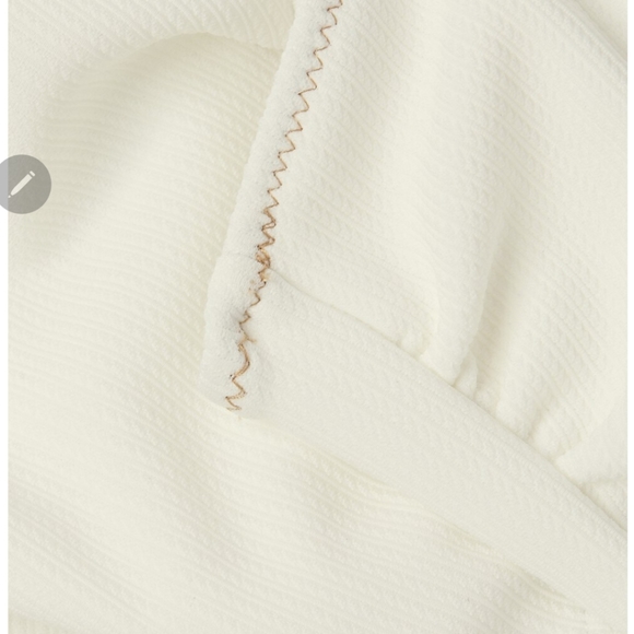 Kaia Tie Side One-Piece Swimsuit Ivory - Picture 6 of 12